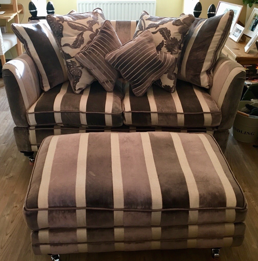 DFS 2 Seat Sofa and Footstool in Epsom, Surrey Gumtree