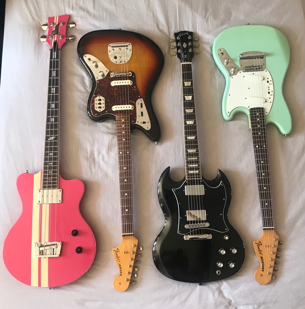 Fender Jaguar / Mustang / Acoustic / Gibson SG + Pedals in Hillhead