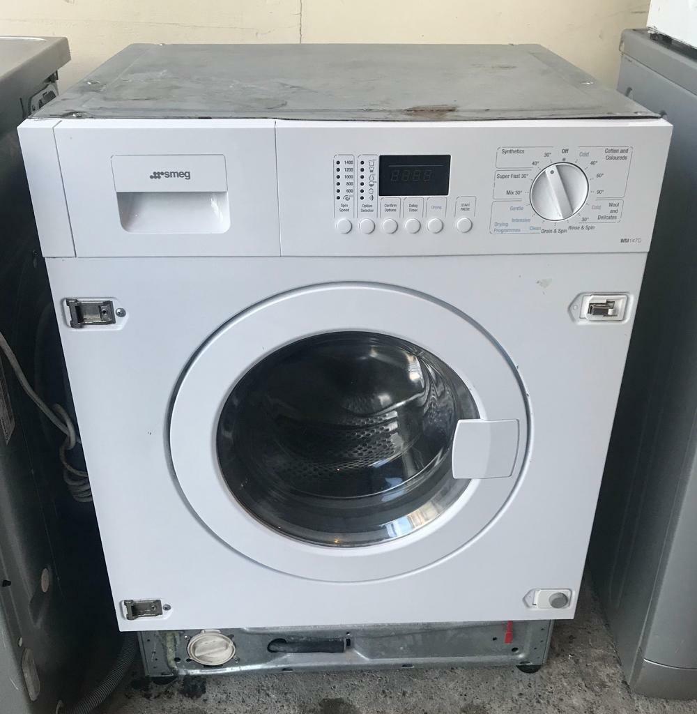 7KG SMEG WDI147D INTEGRATED DIGITAL WASHER DRYER WITH WARRANTY in