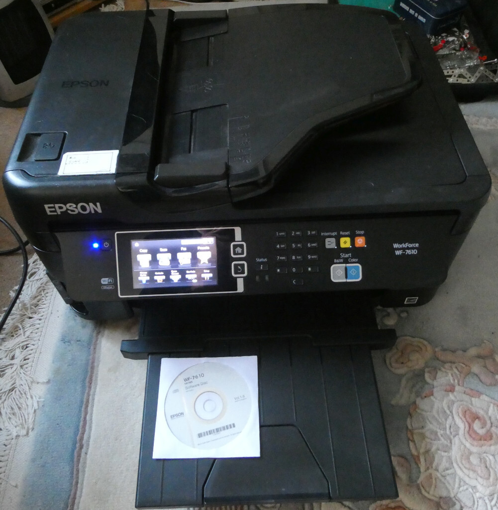 Epson Workforce WF 7610 Printer Scanner A3 capable in Prestatyn