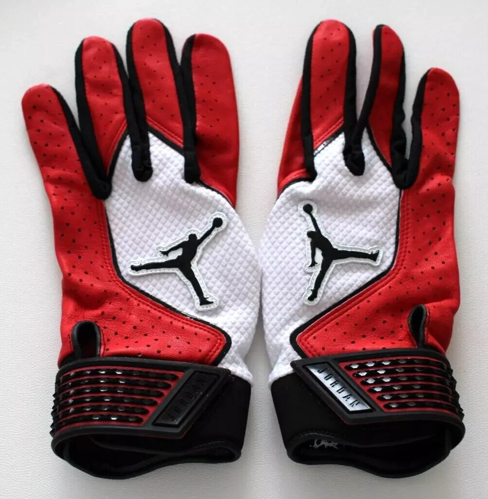 Nike Jordan Fly Elite Batting Gloves Men's Large Varsity Red