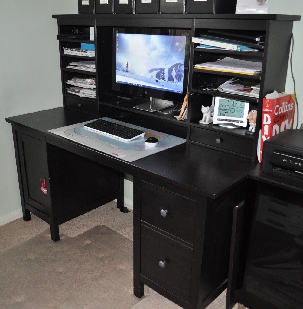 IKEA Hemnes desk with add on unit, black brown in Gosport, Hampshire Gumtree IKEA Hemnes desk with add on unit, black brown in Gosport, Hampshire Gumtree