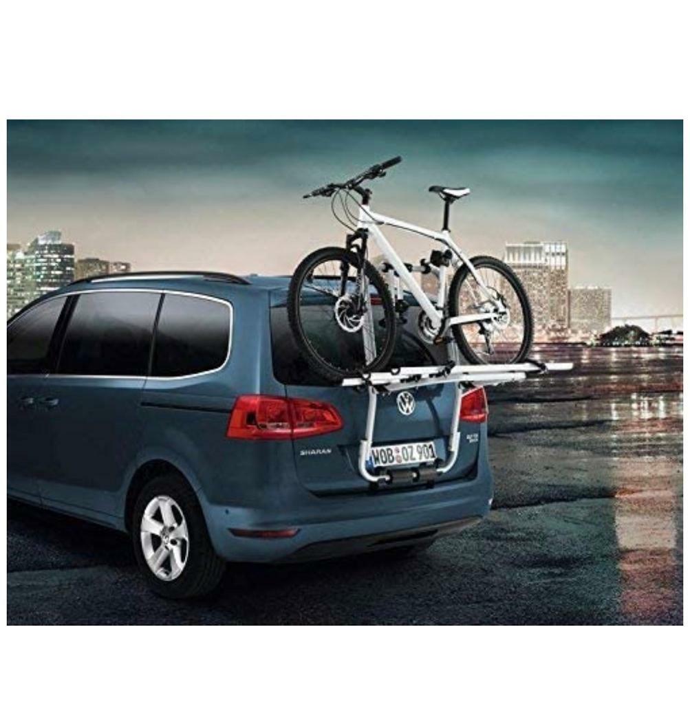 VW Sharan tailgate bike bicycle rack for 3 bikes Genuine VW Part