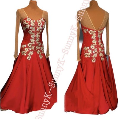 SunnyK Waltz Tango st Dance Dress  Salsa Costume Smooth Ballroom Competition