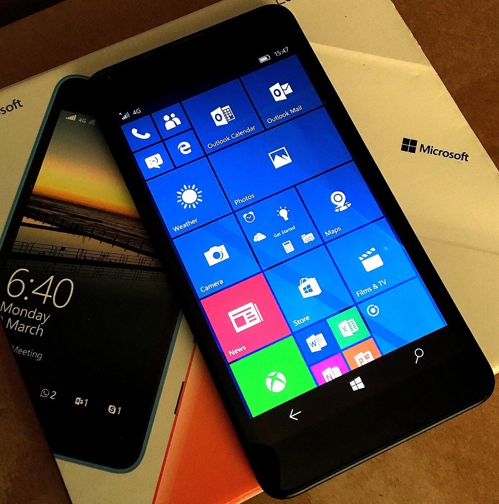 Microsoft Lumia 640 LTE 4G Mobile Phone Win 10 in Sedgefield, County