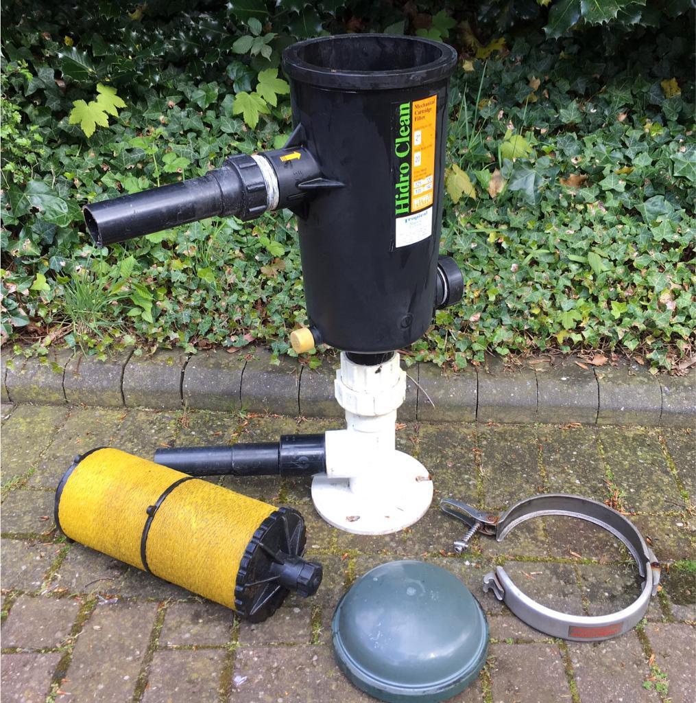 Hidro Clean Sieve Pre Filter Pond Koi Fish + Stand in Tamworth