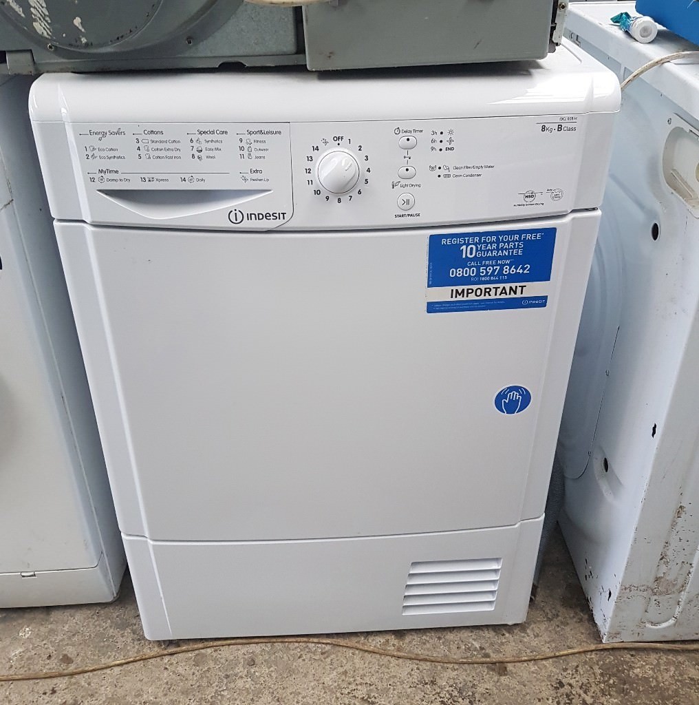 FREE DELIVERY Indesit Large 8KG condenser tumble dryer WARRANTY in
