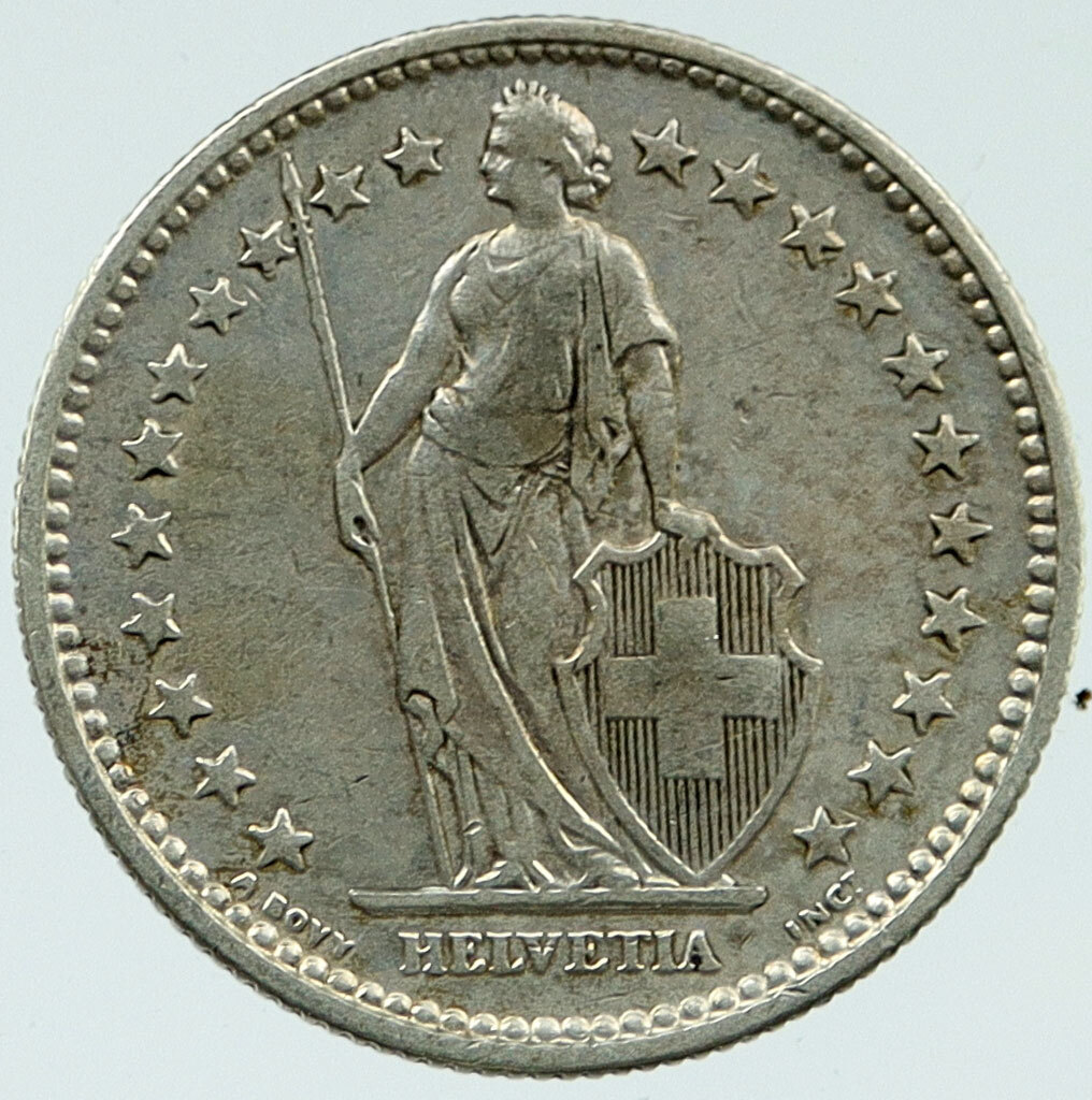 スイス　ヘルベチア50c 1867〜78 Buy Switzerland #59 - Helvetia (1867) 50¢ | Arpin Philately
