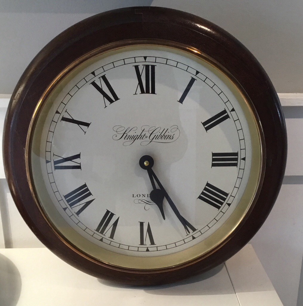 KNIGHT & GIBBONS of LONDON fully working wall clock in Stonehaven, Aberdeenshire Gumtree