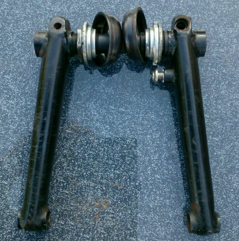 bmx crankset 3 piece