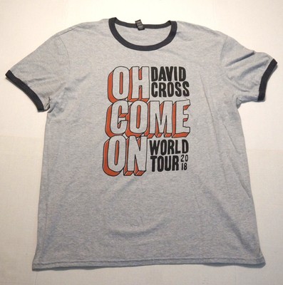 David Cross XL ringer t-shirt ''Oh Come On'' 2018 World Tour Mr. Show HBO Comedy