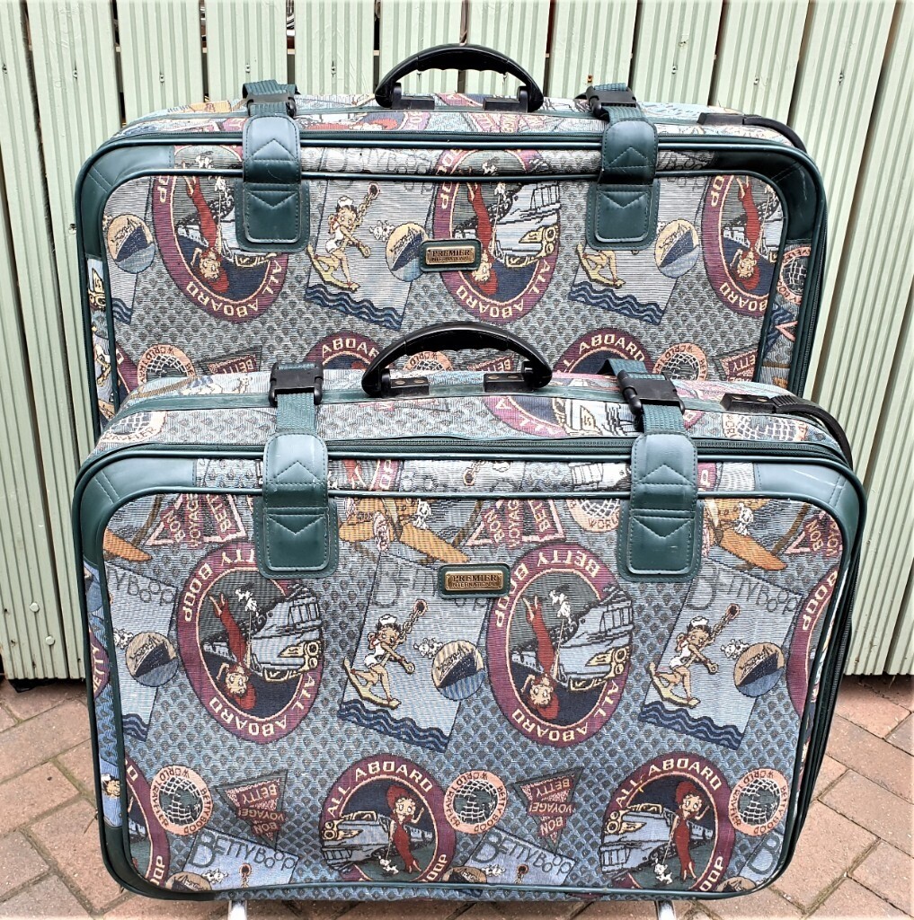 betty boop hard shell luggage
