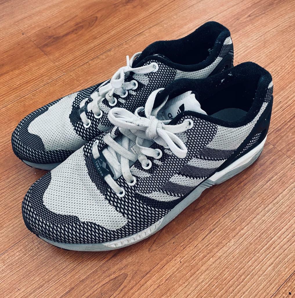 Adidas Originals ZX Flux “8000 Weave” White/Black uk size 7 (41) | in Camden, London | Gumtree