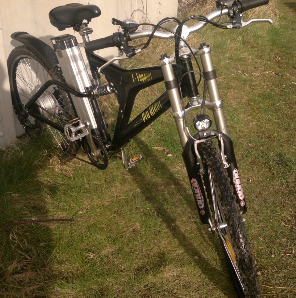 EVOYAGER PRO ELECTRIC MOUNTAIN BIKE 36v 16ah. Long distance massive