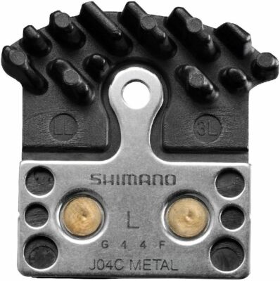 Shimano Bremsbel&auml;ge Ice-Tech J04C Metall mit K&uuml;hlrippen