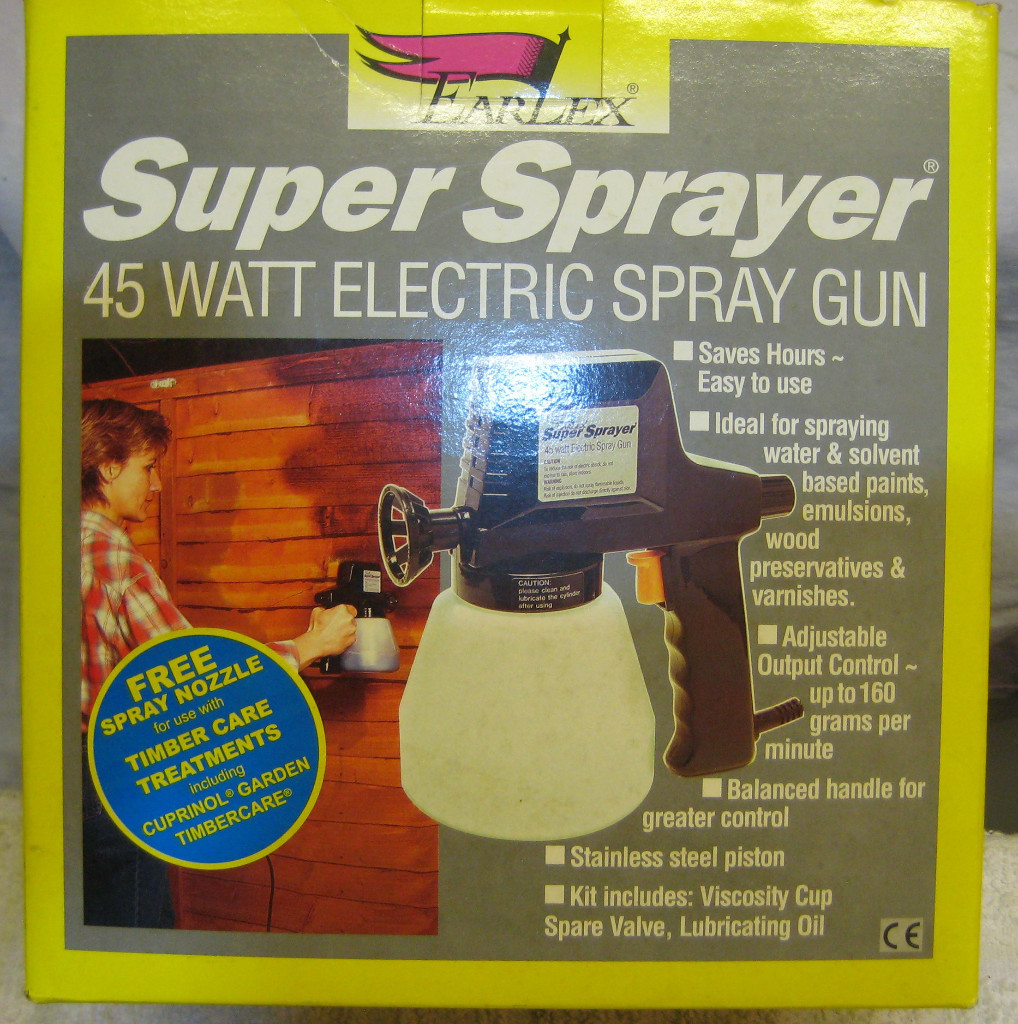 Earlex Super Sprayer 45 Electric Spray Gun Ideal for Fences & Sheds