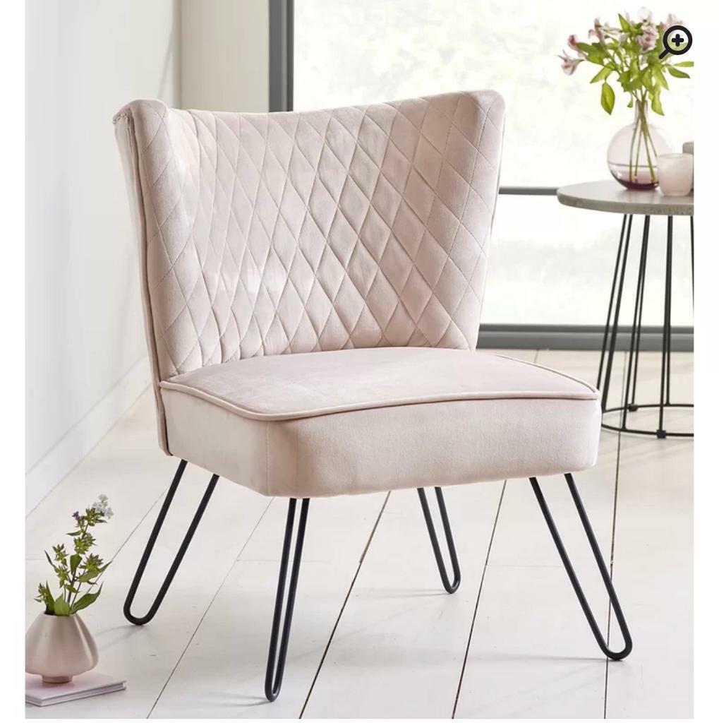 Two Blush pink tub chairs in Bradley Stoke, Bristol Gumtree