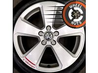  17” Genuine alloys VW Golf Caddy excel cond excel tyres.