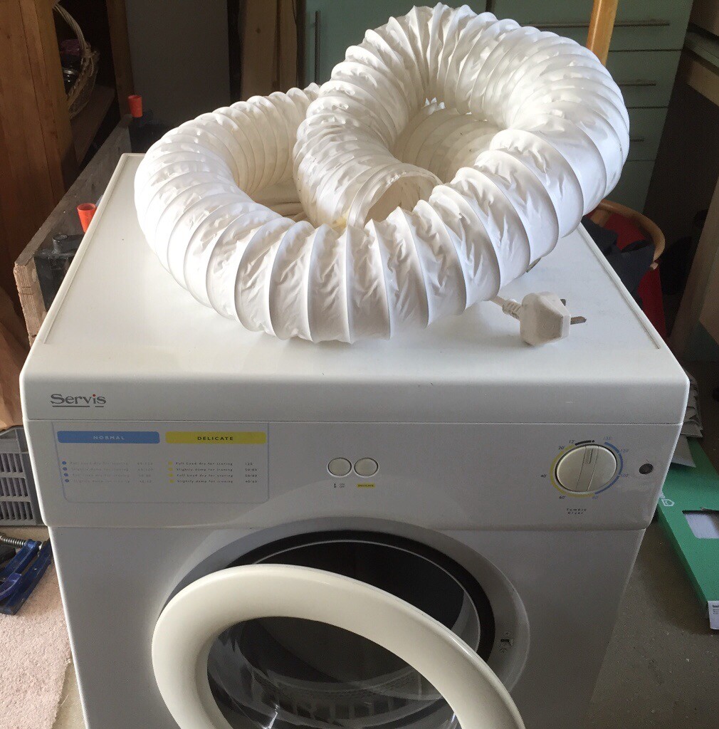 Servis Tumble dryer white, good condition, hardly used in Norwich