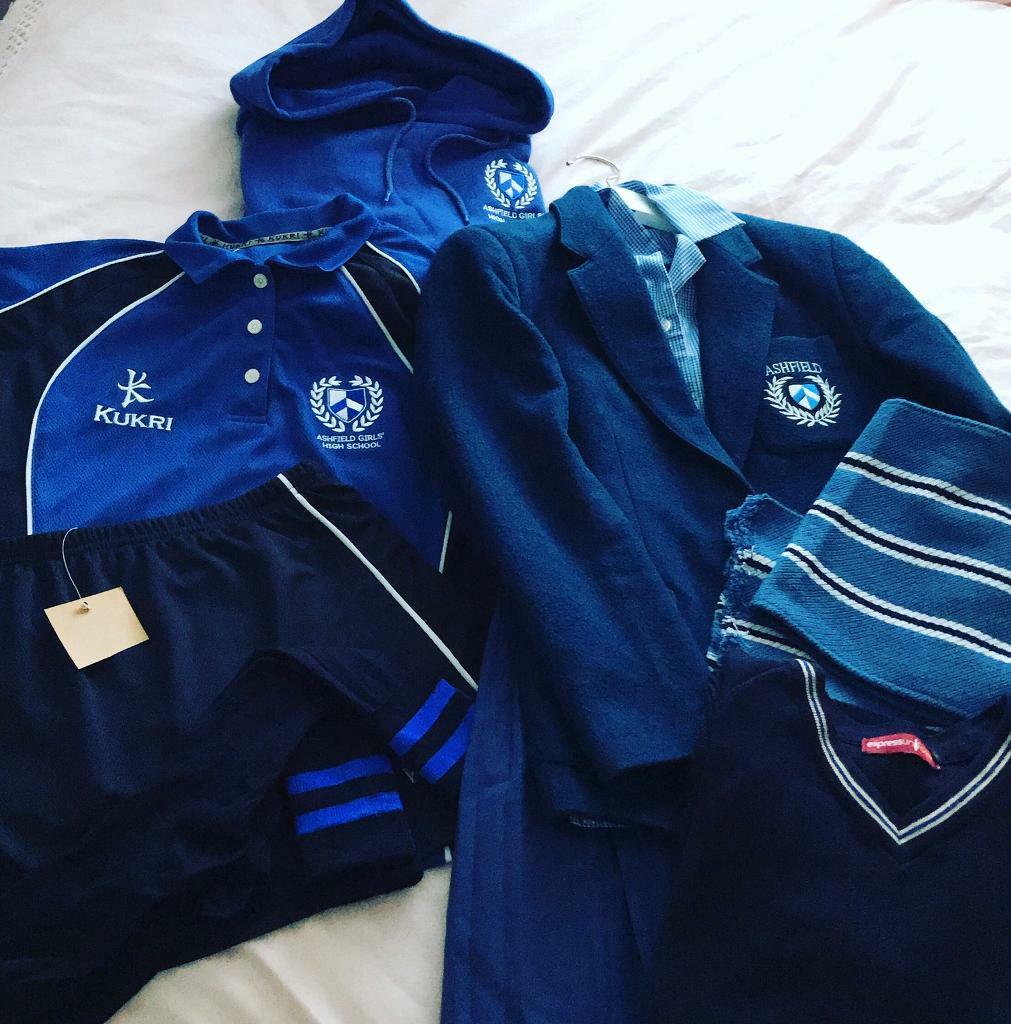 Ashfield Girls High school uniform and Kukri P.e kit. new in County