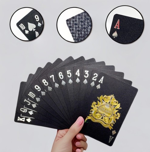 Diamond Waterproof Black Playing Cards , Deck Of Cards, HD, Poker Card