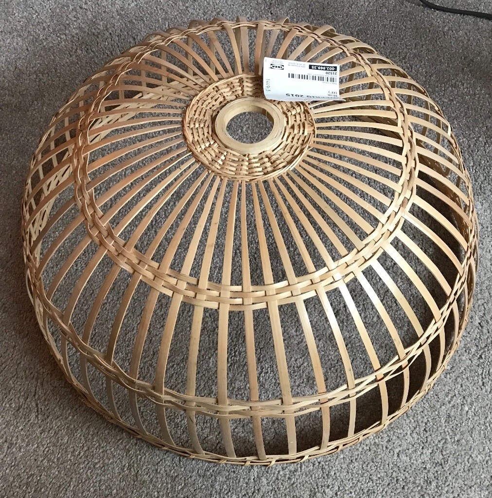 Cane ikea large lampshade in Broomhill, Glasgow Gumtree