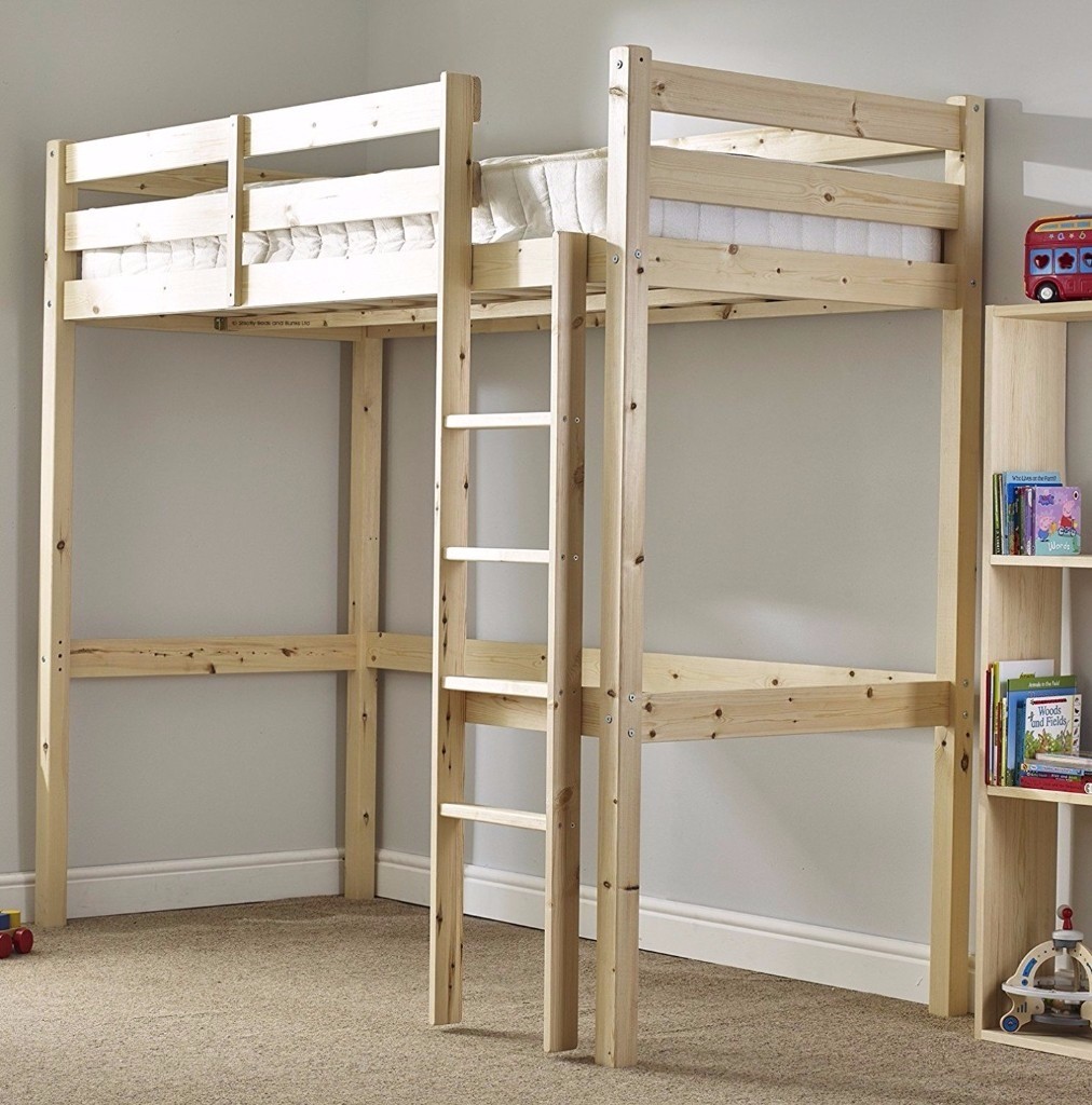 Solid wood, single bunk bed frame in New Malden, London Gumtree