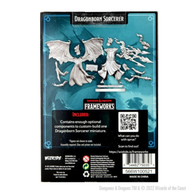 Dungeons & Dragons Frameworks: Wave 1 Dragonborn Sorcerer Female Miniature
