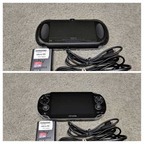 PS Vita PlayStation System 1101 OLED 3.68 Henkaku Retro 32GB SD2Vita Retro Games