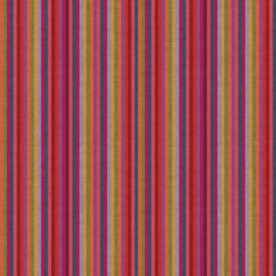 Laurel Burch Earth Song Coordinate Wild Stripes Red Tone Fabric By FQ - 1/4 YD