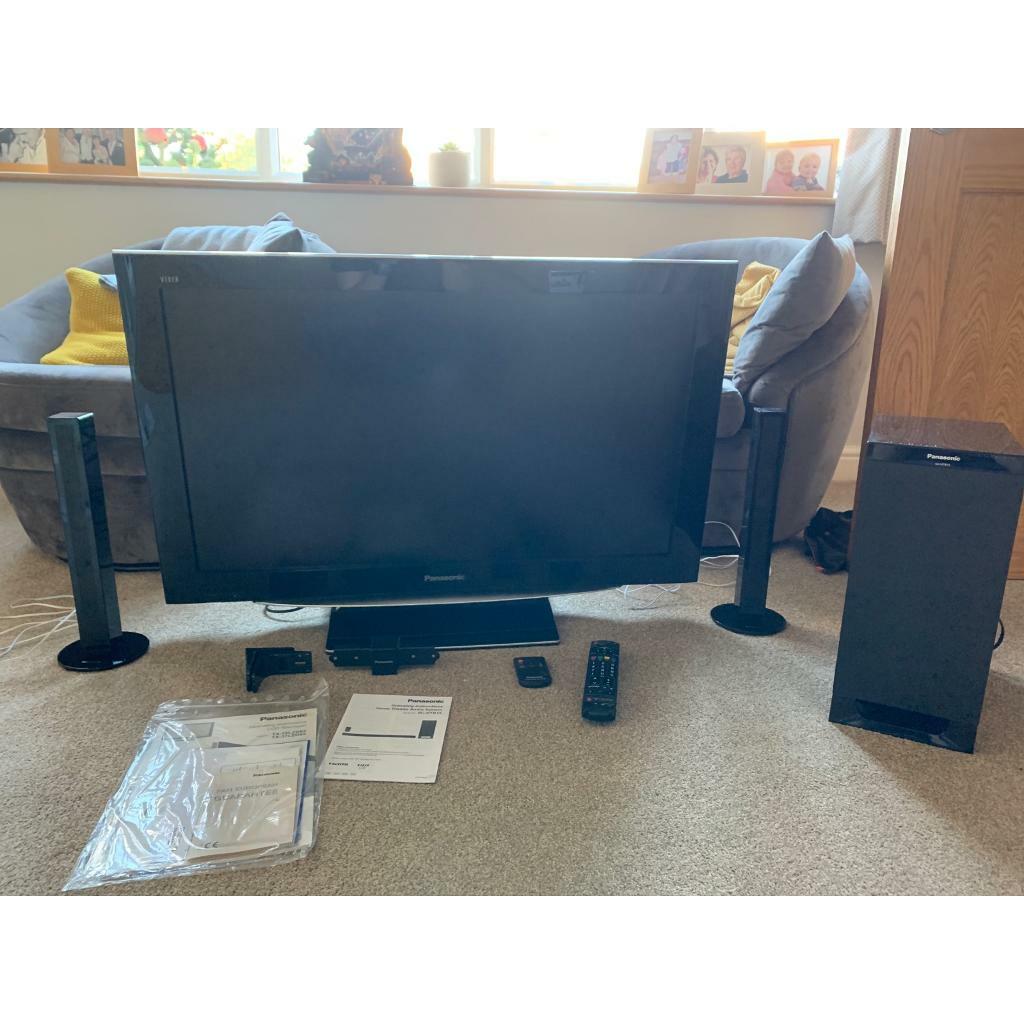 Panasonic 37 inch LCD tv with surround sound system in Bedford, Bedfordshire Gumtree