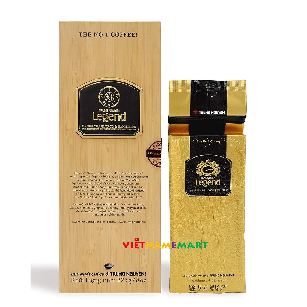 Trung Nguyen Legend コーヒー 225g Amazon.com : TRUNG NGUYEN LEGEND SPECIAL EDITION Premium