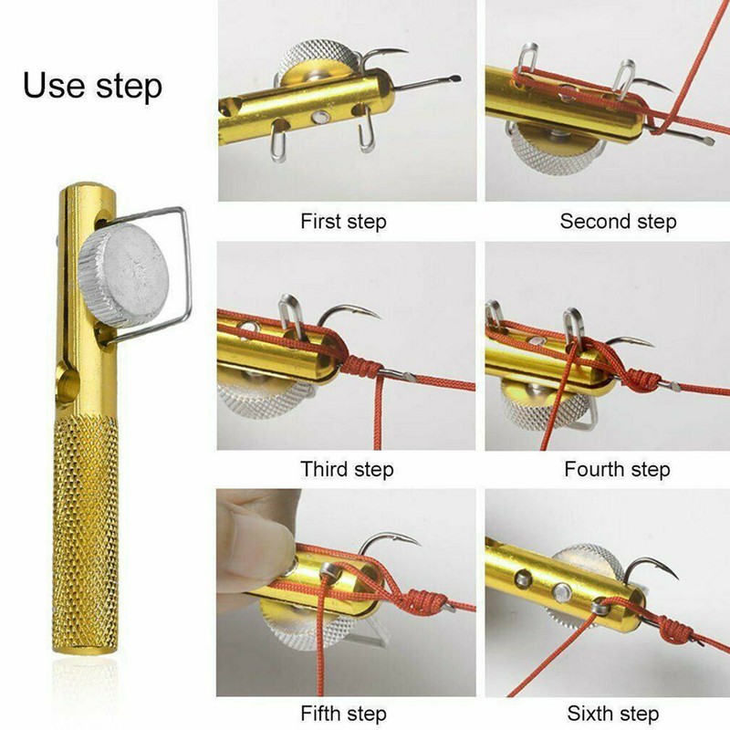 Practical Knot Line Tying Knotting Tool Manual Portable Fast Fishing
