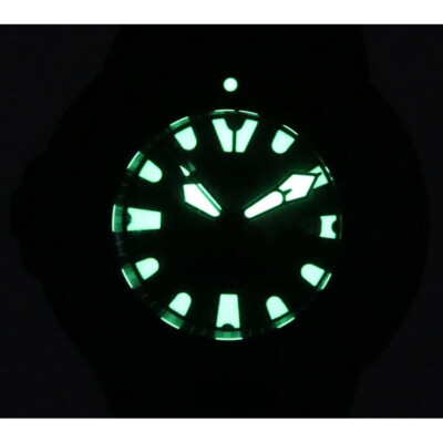 Pre-owned Citizen Green Mens Analogue Watch Promaster Marine Bj8057-17x