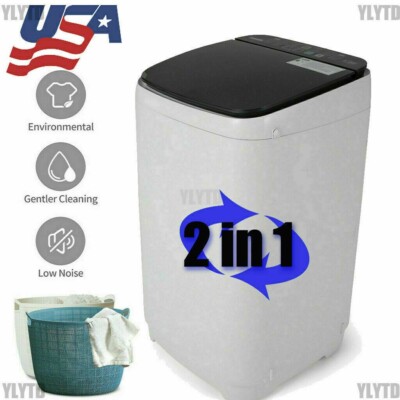 Portable Washing Machine, 17.6lbs Large Capacity Fully-Automatic Laundry Washer`