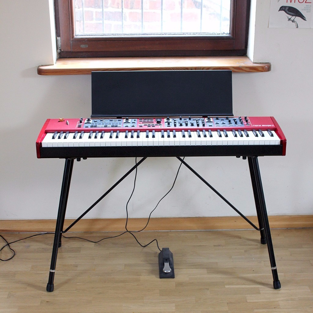 Nord Stage 2 HA76 with Nord Music Stand EX, Keyboard Stand Ex & Cover