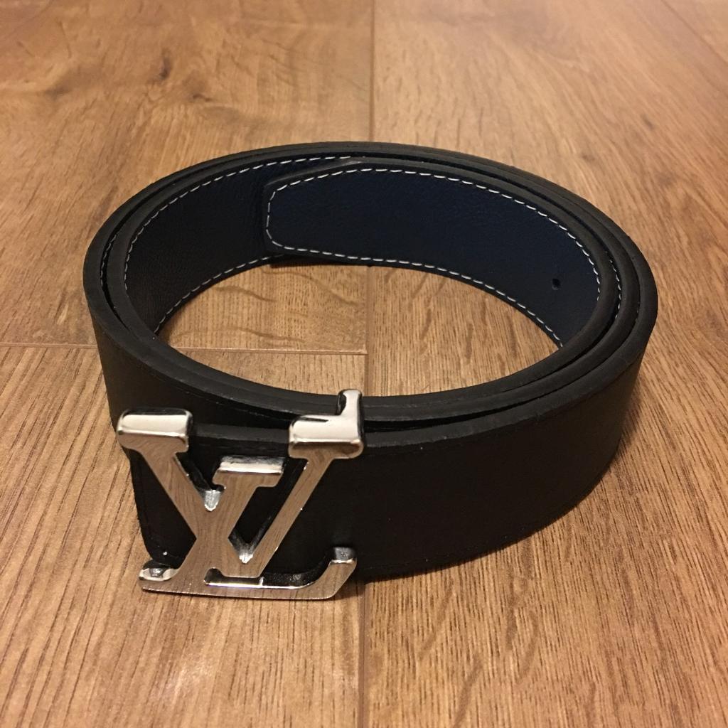 louis vuitton belts blue