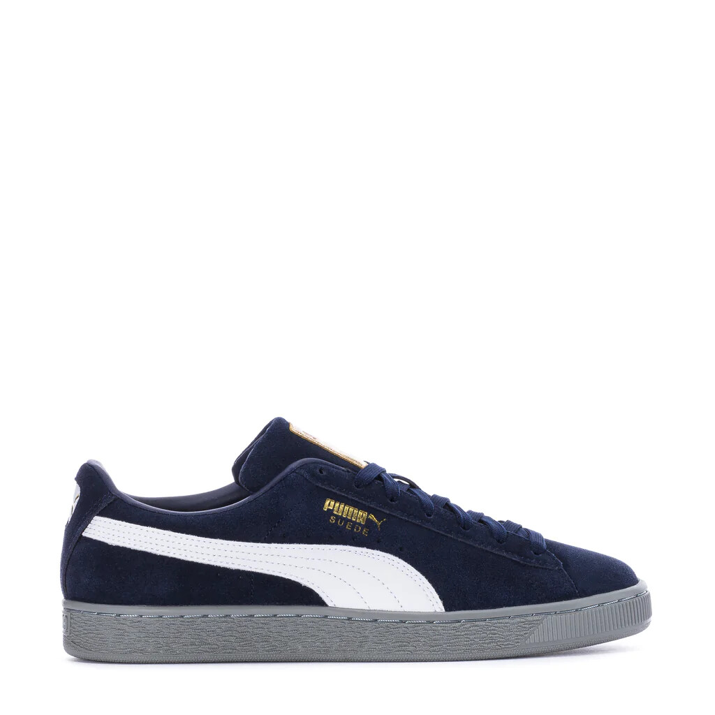 

Мужские туфли PUMA SUEDE CLASSIC PASTIME 387060-03 Peacoat White Grey, Синий