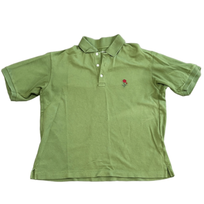 J.W. Anderson for UNIQLO Women Green Short Sleeve Polo Shirt Top