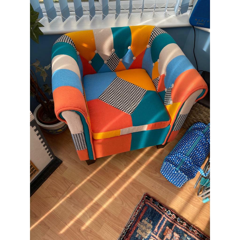 Patchwork Tub Chair in Coventry, West Midlands Gumtree
