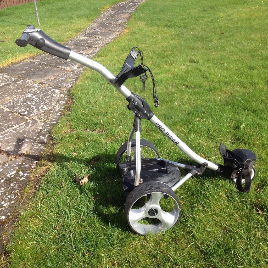 Refurbished PRO GLIDER golf trolley with brand new battery and charger