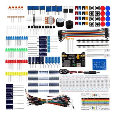 Electronics Component Basic Starter Kit W/ Precision Potentiometer for
