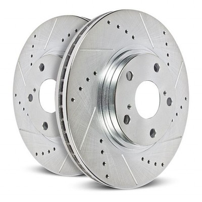 Power Stop Brake Rotor For Acura TLX 2015-2020 Rear Evolution Drilled & Slotted