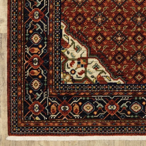 2 X 6 Красных, Синих, Слоновой Кости и Оранжевых ковриков Oriental Power Loom, устойчивых к пятнам