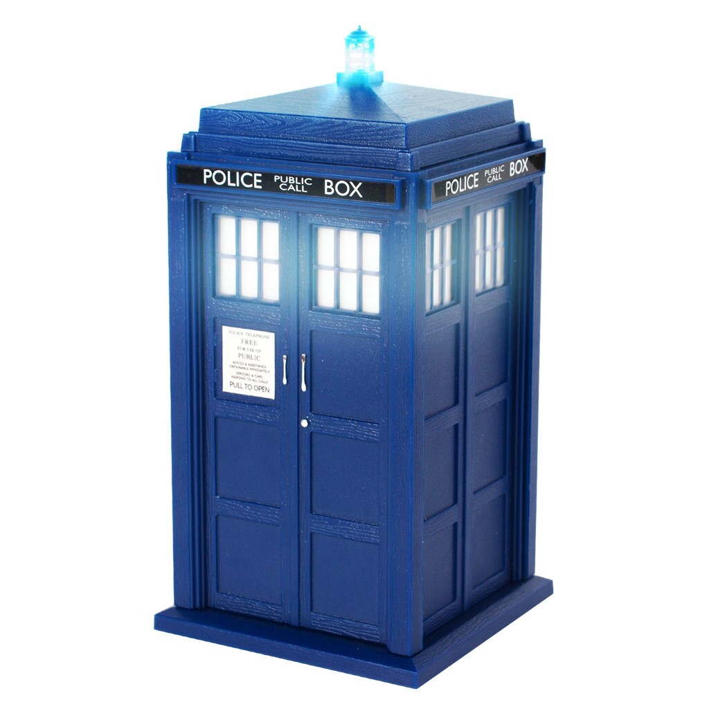 Doctor Who Tardis Wireless Bluetooth Speaker Plays Music and Lights Up