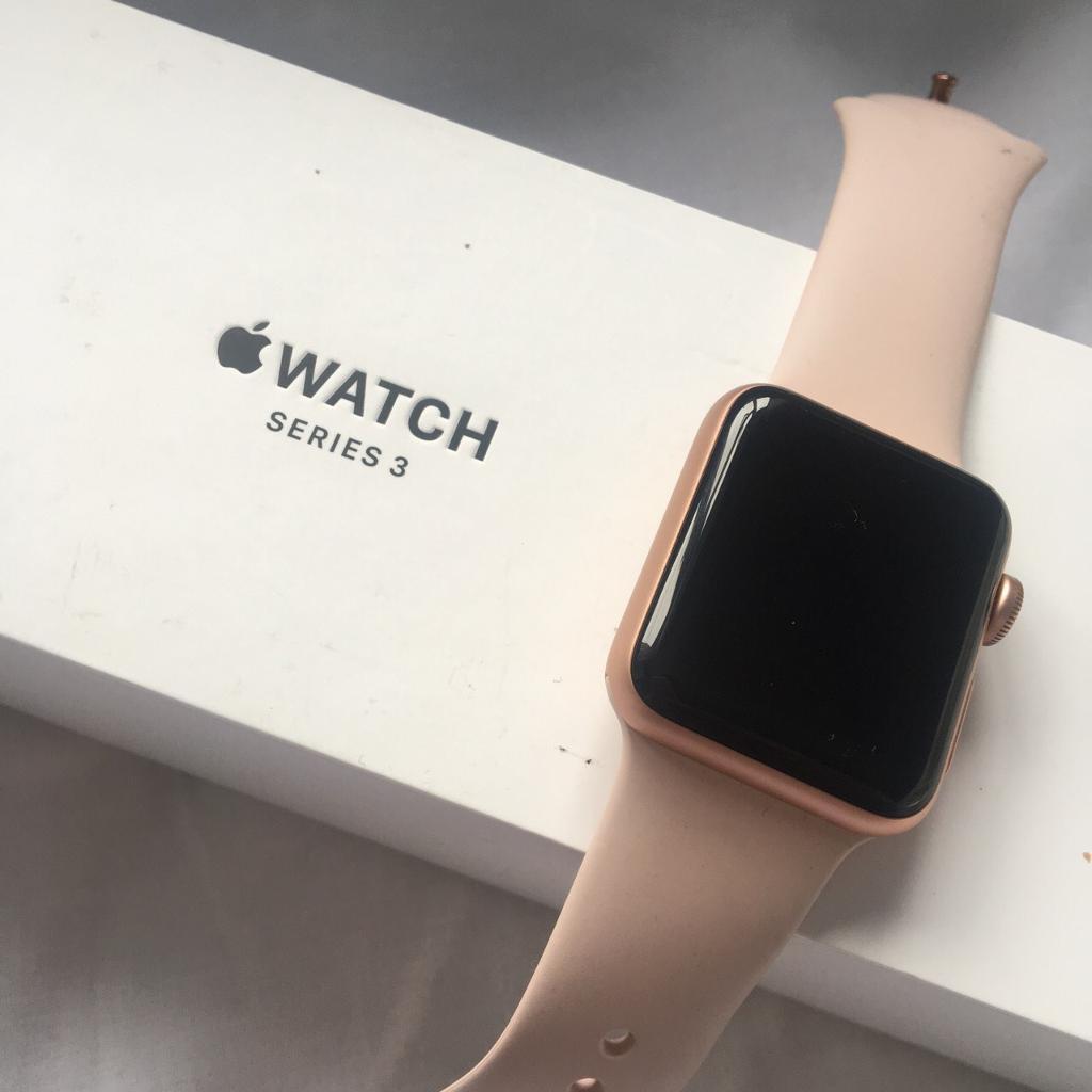 Apple Watch Series 4 Rosegold - 38mm Rose Gold Stainless Replacement Watch Strap band for