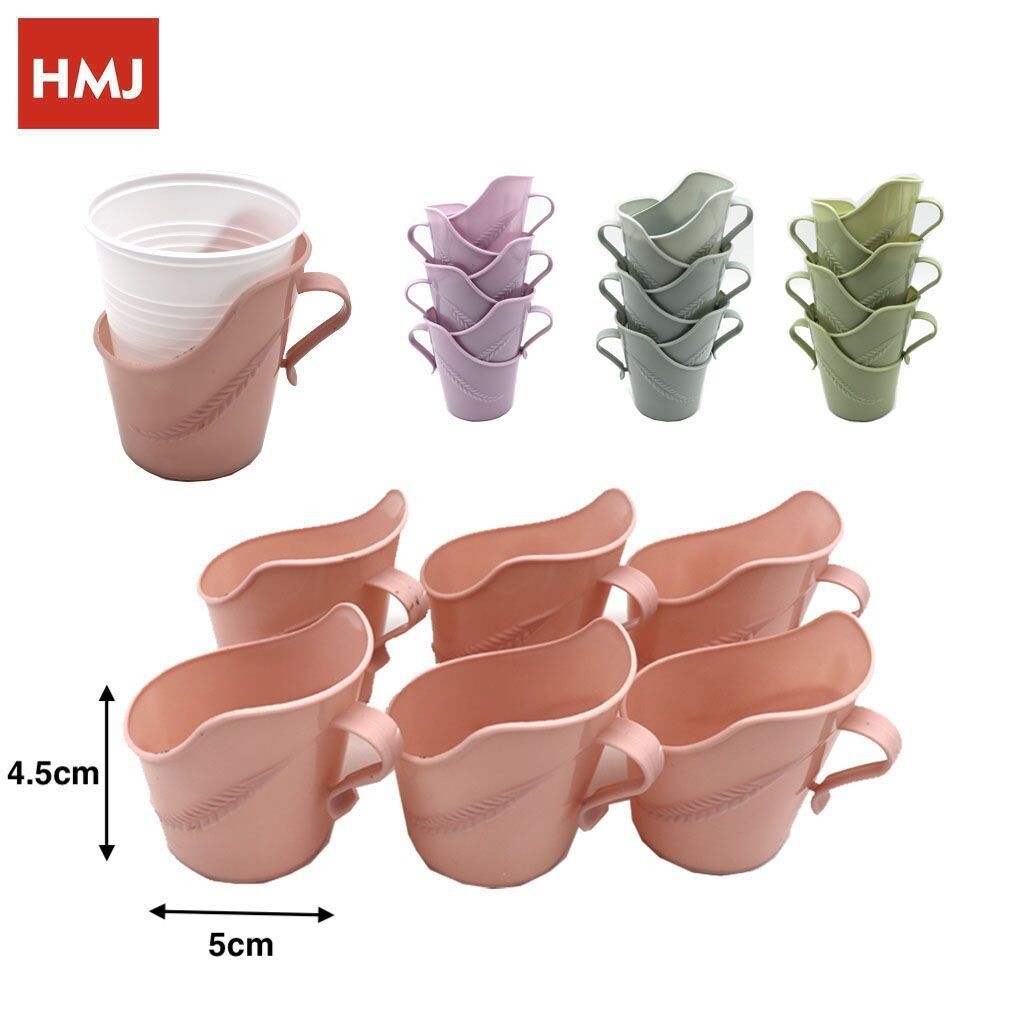 Set 36 Pezzi SottoBicchieri Reggi Bicchiere Plastica Colorata hmj