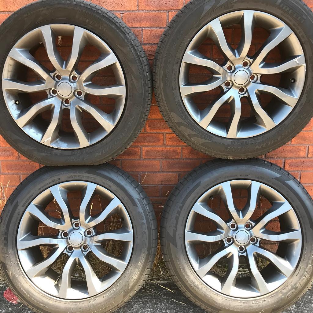 Genuine Range Rover Sport 20 inch alloy wheels & tyres Vogue Land
