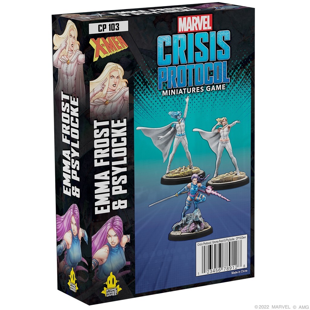 Эмма Фрост и Псайлок Marvel Crisis Protocol AMG