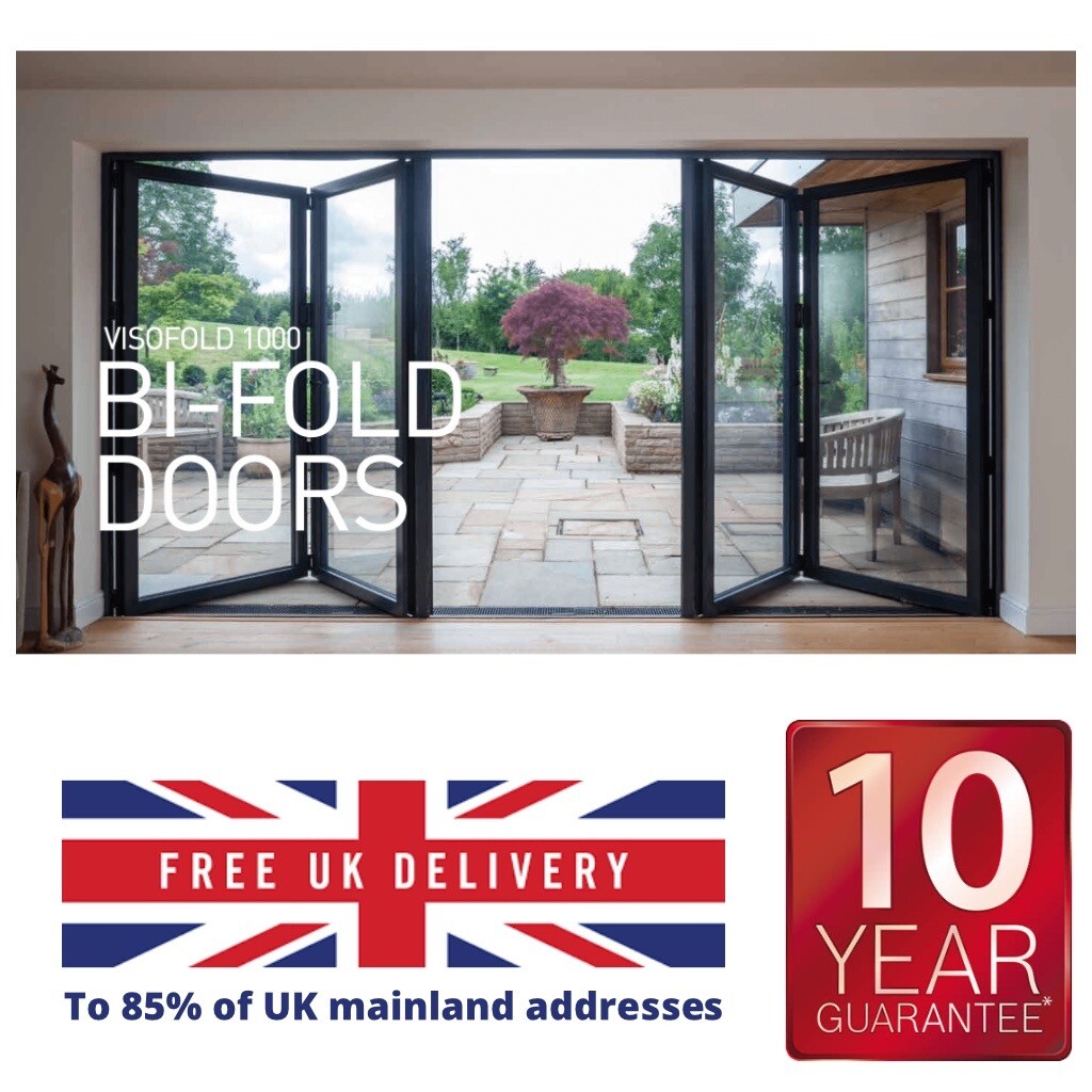 VISOFOLD 1000, SMART’S ALUMINIUM BIFOLD DOORS (FREE & QUICK DELIVERY